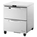 True TUC-27F-D-2-HC~SPEC3 27" 1-Section Undercounter Freezer w/ 2 Drawers, Stainless Steel 1 image