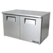 True TUC-48-LP-HC 48" 2-Section Undercounter Refrigerator w/ 2 Solid Doors, 12 cu ft 1 image