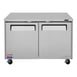 Turbo Air MUF-48-N 48" 2-Section Undercounter Freezer w/ 2 Doors, 12.2 cu. ft. 2 image