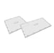 Turbo Air PC-72J Clear Pan Covers, (1) 27-3/8 x 22-1/2 x1-1/4 & (1) 40-3/8 x 27-3/8 x 1-1/4 1 image