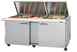 Turbo Air PST-72-30-N-FL 72" Mega Top Sandwich/Salad Prep Table w/ 2 Doors, 30 Pans 1 image