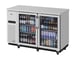 Turbo Air TBB-2SGSD-N Refrigerated Back Bar Cabinet w/ 19 Cu Ft, 2 Glass Doors, Side Mount 1 image