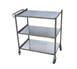 Turbo Air TBUS-1828E, 430 Stainless Steel Utility Cart w/ 3 Shelves (18" x 28") 1 image