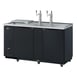 Turbo Air TCB-3SBD-N6 69" 2 Columnss Super Deluxe Series Club Top Beer Dispenser, 3 Kegs 1 image