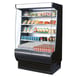 Turbo Air TOM-48DXB-SP(-A)-N 48" Vertical Extra Deep Open Air Merchandiser in Black, Self-Contained, 4 Shelves, 23.2 cu. ft. 1 image