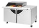 Turbo Air TST-60SD-18M-N-SL(-LW) 60" Mega Top Sandwich/Salad Prep Table w/ 2 Doors, 18 Pans 1 image