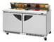 Turbo Air TST-60SD-FB-N 60" Two Section Sandwich / Salad Prep Table w/ 2 Doors, 16 Pans 1 image