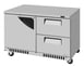Turbo Air TUR-48SD-D2R(L)-FB-N 48" 2-Section Undercounter Refrigerator w/ 2 Drawers & 1 Door 1 image