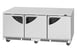 Turbo Air TUR-72SD-FB-N 72" 3-Section Undercounter Refrigerator w/ 3 Doors, 17.6 cu. ft. 1 image