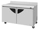 Turbo Air TWR-60SD-N-CB 60" 2-Section Worktop Refrigerator w/ 2 Doors, 17 cu. ft. 1 image