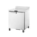 True TWT-27-HC~SPEC3 27" 1-Section Worktop Refrigerator w/ 1 Door, All Stainless Steel 1 image