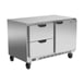 Beverage-Air UCFD48AHC-2 48" 2-Section Undercounter Freezer w/ 2 Drawers & 1 Door 1 image