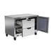 Beverage-Air UCFD48AHC-2 48" 2-Section Undercounter Freezer w/ 2 Drawers & 1 Door 3 image