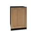 U-Line UHRI124-IS01A 24" Undercounter Freezer/Refrigerator w/ 1 Solid Door, 8-lb. Ice Capacity 1 image