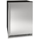 U-Line UHRI124-SS01A 24" Undercounter Freezer/Refrigerator w/ 1 Solid Door, 8-lb. Ice Capacity 2 image