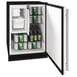 U-Line UHRI124-SS01A 24" Undercounter Freezer/Refrigerator w/ 1 Solid Door, 8-lb. Ice Capacity 3 image