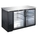 U-STAR USBB-5928G 59" Back Bar Bottle Cooler by Admiral Craft w/ 2 Glass Doors, 19.0 cu. ft. 1 image