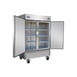 Valpro VP2F-HC 53" Two Section Reach-In Freezer w/ 2 Solid Doors, Bottom Mount, 49 cu. ft. 2 image
