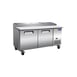 Valpro VPP71-HC 70" Two Section Refrigerated Pizza Prep Table w/ 2 Doors, 9 Pans, 22 cu. ft. 1 image