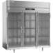 Victory RSA-3D-S1-G-HC 78" Three Section Reach-In Refrigerator w/ 3 Glass Swing Full Doors, Aluminum Interior, 68 cu. ft. 3 image