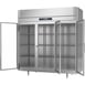 Victory RSA-3D-S1-G-HC 78" Three Section Reach-In Refrigerator w/ 3 Glass Swing Full Doors, Aluminum Interior, 68 cu. ft. 5 image