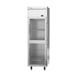 Victory VERSA-1D-HG-HC 26" One Section Reach-In Refrigerator w/ 2 Glass Half Doors, Aluminum Interior, Electronic Control, 21.66 cu. ft. 3 image