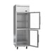 Victory VERSA-1D-HG-HC 26" One Section Reach-In Refrigerator w/ 2 Glass Half Doors, Aluminum Interior, Electronic Control, 21.66 cu. ft. 4 image
