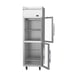 Victory VERSA-1D-HG-HC 26" One Section Reach-In Refrigerator w/ 2 Glass Half Doors, Aluminum Interior, Electronic Control, 21.66 cu. ft. 5 image