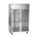 Victory VERSA-2D-GD-HC 52" Two Section Reach-In Refrigerator w/ 2 Glass Full Doors, Aluminum Interior, Electronic Control, 46.88 cu. ft. 1 image