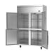 Victory VERSA-2D-HD-HC 52" Two Section Reach-In Refrigerator w/ 4 Solid Half Doors, Aluminum Interior, Electronic Control, 45.2 cu. ft. 5 image