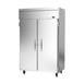 Victory VERSA-2D-SD-HC 52" Two Section Reach-In Refrigerator w/ 2 Solid Full Doors, Aluminum Interior, Electronic Control, 45.2 cu. ft. 3 image
