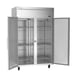 Victory VERSA-2D-SD-HC 52" Two Section Reach-In Refrigerator w/ 2 Solid Full Doors, Aluminum Interior, Electronic Control, 45.2 cu. ft. 4 image