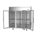 Victory VERSA-3D-GD-HC 78" Three Section Reach-In Refrigerator w/ 3 Glass Full Doors, Aluminum Interior, 71.5 cu. ft. 5 image