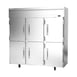 Victory VERSA-3D-HD-HC 78" Three Section Reach-In Refrigerator w/ 6 Solid Half Doors, Aluminum Interior, 71.5 cu. ft. 3 image