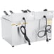 Vollrath 40710 Split Pot Countertop Electric Fryer w/ 4 Small Baskets, 30-Lb. Capacity, 2 Night Covers 6 image