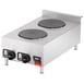 Vollrath 40739 15" Electric Countertop Cayenne Hotplate with (2) Solid Burners, Manual Controls, 208/240v 1 image