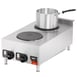 Vollrath 40739 15" Electric Countertop Cayenne Hotplate with (2) Solid Burners, Manual Controls, 208/240v 3 image
