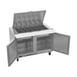 Victory VSP48HC-18B 48" Mega Top Sandwich/Salad Prep Table w/ 2 Doors, 18 Pans 4 image
