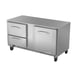 Victory VUFD60HC-2 60" 2-Section Undercounter Freezer w/ 2 Drawers & 1 Door, 14.4 cu. ft. 3 image