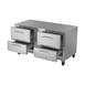 Victory VUFD60HC-4 60" 2-Section Undercounter Freezer w/ 4 Drawers, 14.4 cu. ft. 5 image