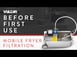 Vulcan MF-1 110 lb. Portable Fryer Oil Filter Machine, 8 Gallon/Minute Pump Motor 3 image