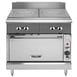 Vulcan V2FT36C 36" Gas Heavy Duty Range w/ (2) French Tops, (1) Convection Oven, 82.000 BTU 1 image