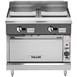 Vulcan V2P36S 36" Gas Heavy Duty Range w/ (2) Planca Griddles, (1) Standard Oven, 85.000 BTU 1 image