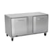 Victory VUR60HC 60" 2-Section Undercounter Refrigerator w/ 2 Solid Doors, 14.75 cu ft 1 image