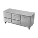 Victory VURD72HC-4 72" 3-Section Undercounter Refrigerator w/ 1 Solid Door & 4 Drawers 3 image