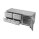 Victory VURD72HC-4 72" 3-Section Undercounter Refrigerator w/ 1 Solid Door & 4 Drawers 5 image