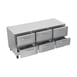 Victory VURD72HC-6 72" 3-Section Undercounter Refrigerator w/ 6 Drawers, 18 cu ft 4 image