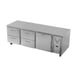 Victory VURD93HC-4 93" 3-Section Undercounter Refrigerator w/ 1 Solid Door & 4 Drawers 3 image