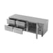 Victory VURD93HC-4 93" 3-Section Undercounter Refrigerator w/ 1 Solid Door & 4 Drawers 5 image