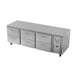 Victory VURD93HC-6 93" 3-Section Undercounter Refrigerator w/ 6 Drawers, 30 cu ft 3 image
